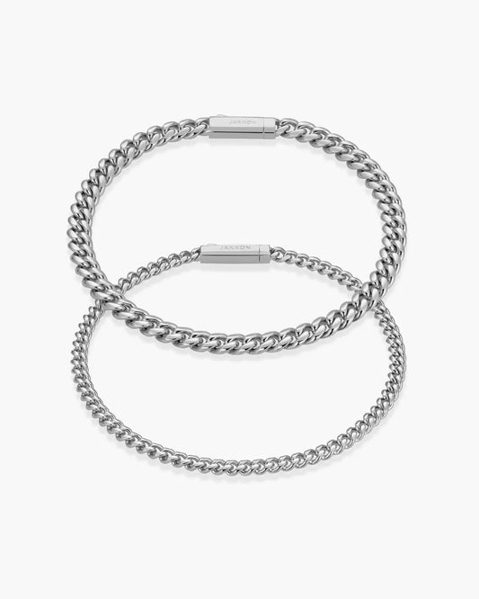 Cuban Link Bracelet Stack