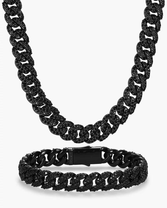 Iced Out Cuban Set 10mm