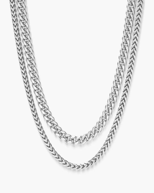Cuban + Franco Chain Stack
