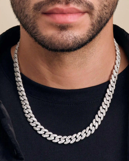 Iced Out Cuban Link Chain 10mm