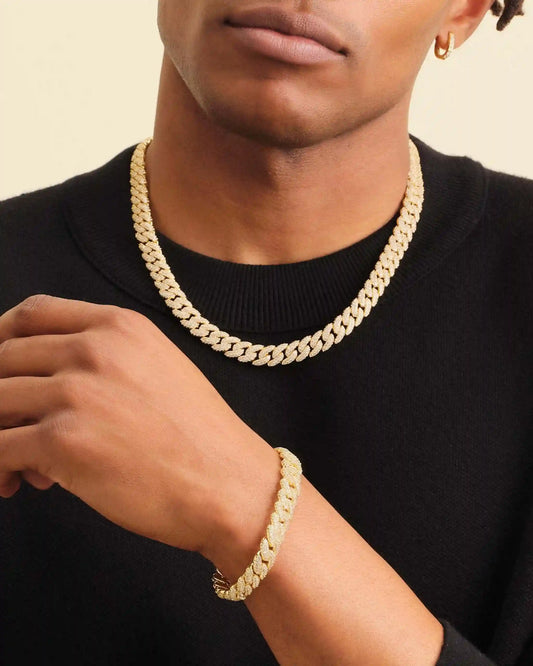 Iced Out Cuban Set 10mm