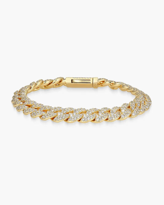 Iced Out Cuban Link Bracelet 8mm
