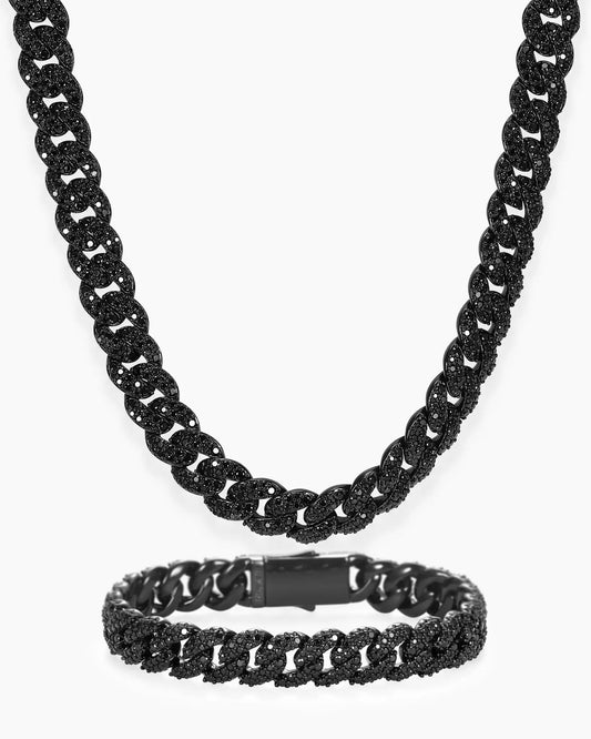 Iced Out Cuban Set 8mm