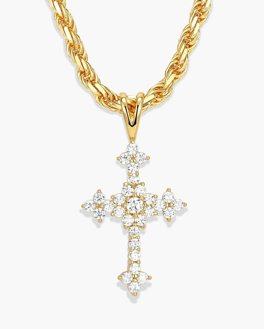 Pavé Cross Pendant