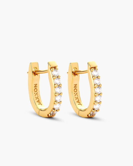 Studded Huggie Earrings