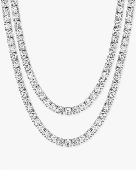 Tennis Chain Stack Round Cut