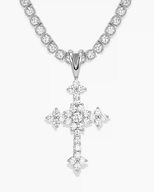 Women's Pavé Cross Pendant