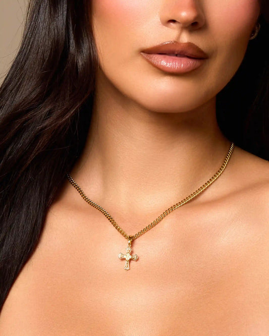 Women's Vintage Cross Pendant