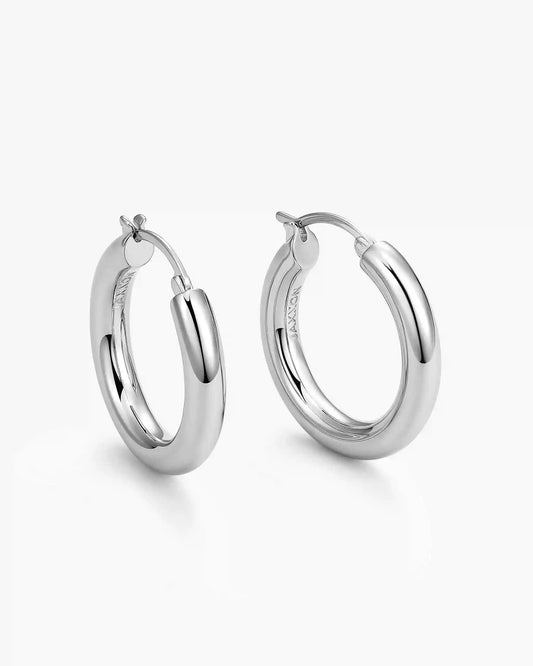 Women's Bold Medium Hoop Earrings