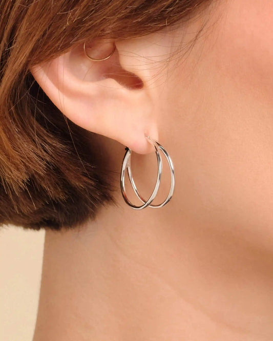 Women's Split Hoop Earrings
